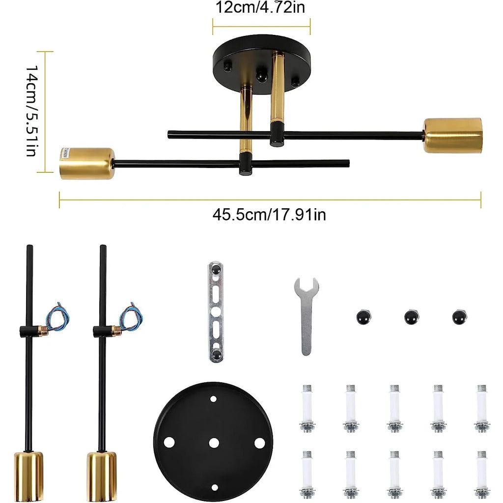 Sputnik Duo – nowoczesna lampa sufitowa