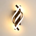 LED Wall Sconce,22W Spiral Twisted Design Wall Light Metal Indoor Lighting Fixture for Bedroom Living Room Corridor,Warm Light 3000K