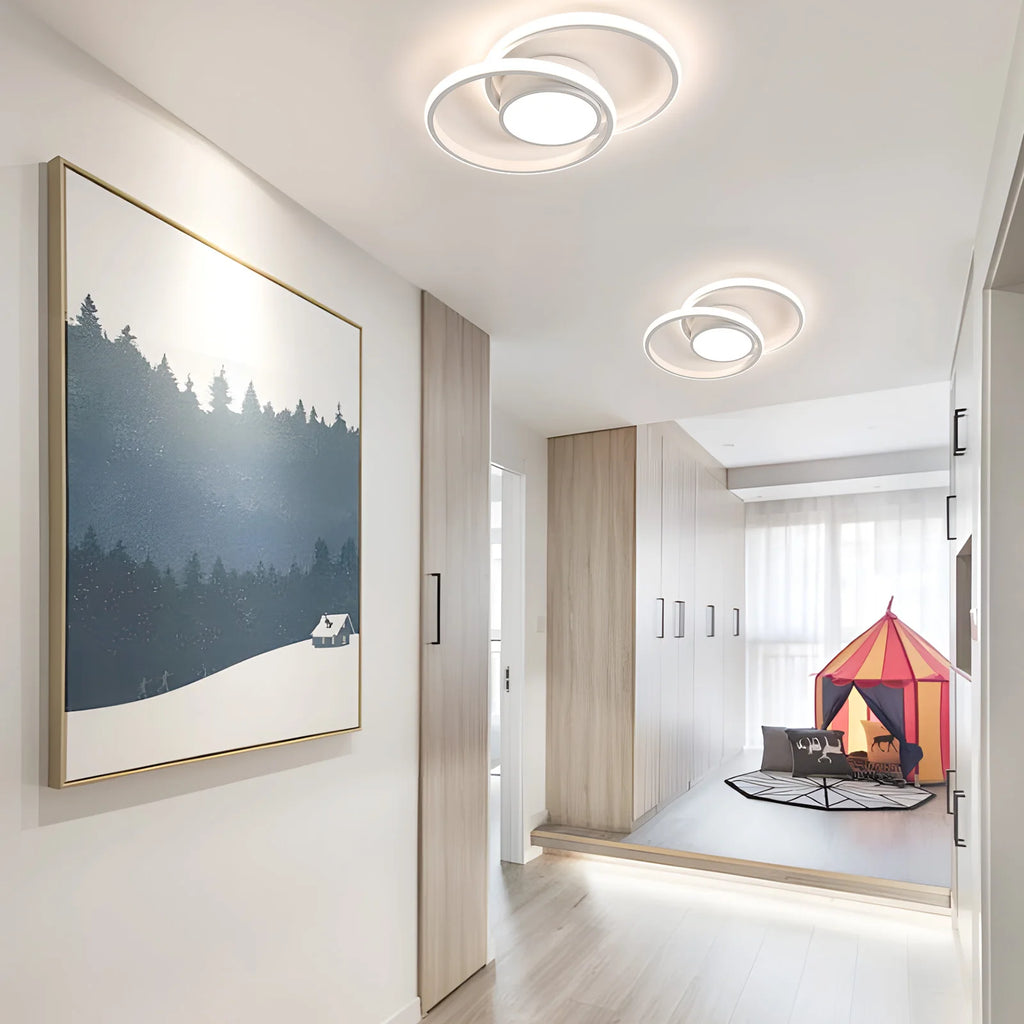 Modern LED Ceiling Lights,42W 3084LM LED Ceiling Lights,Natural Light 4500K Round Ceiling Lighting for Bedroom