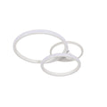 Modern 3 Rings 42W LED Ceiling Light Warm White 3000K Non-Dimmable Flush Mount Ceiling Lamp for Living Room Bedroom Home Decor