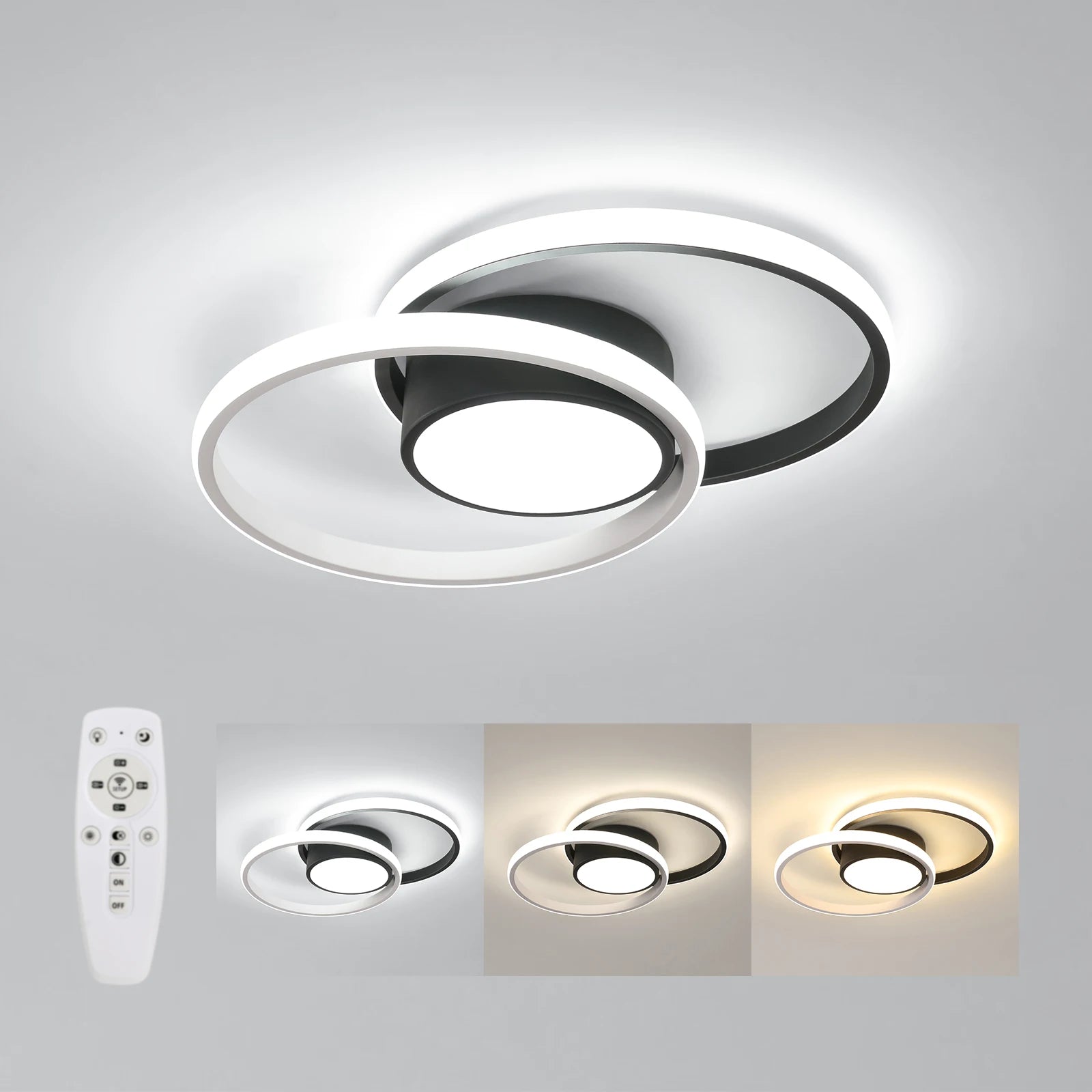 Rotondo – Nowoczesna Lampa Sufitowa LED z Pilotem