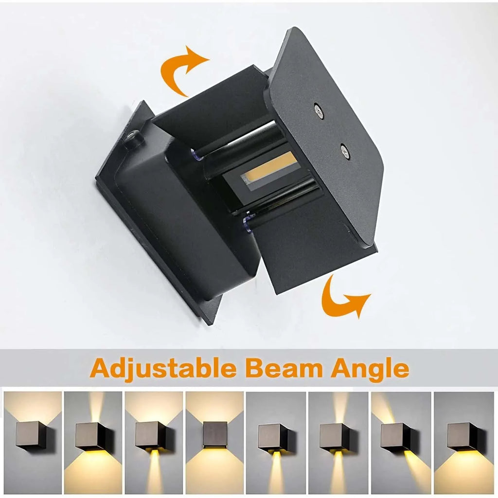 Cubic Beam (2pc) - nowoczesny kinkiet zewnętrzny