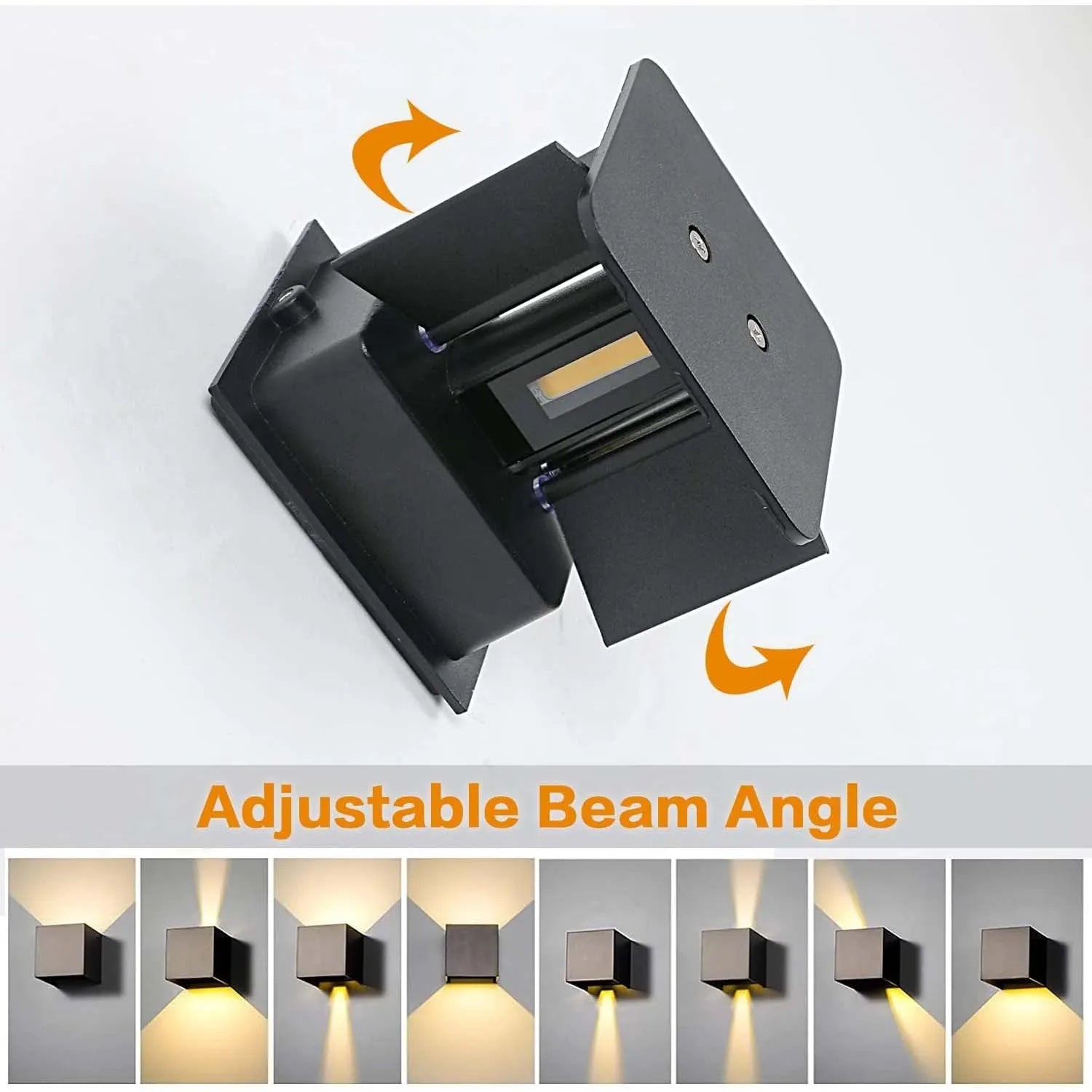 Cubic Beam (2pc) - nowoczesny kinkiet zewnętrzny