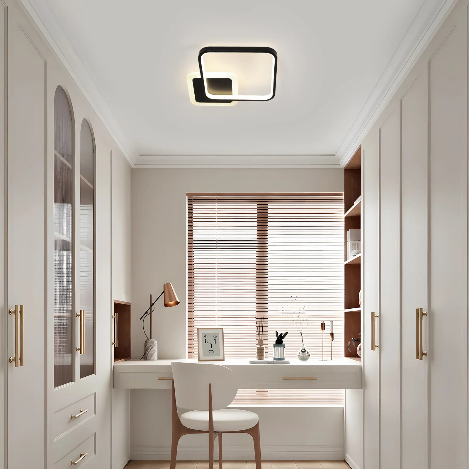 Dimmable Ceiling Light with Remote Control,20W Ceiling Lights Fixtures Brightness Adjustable 3000K-6500K For Living Room