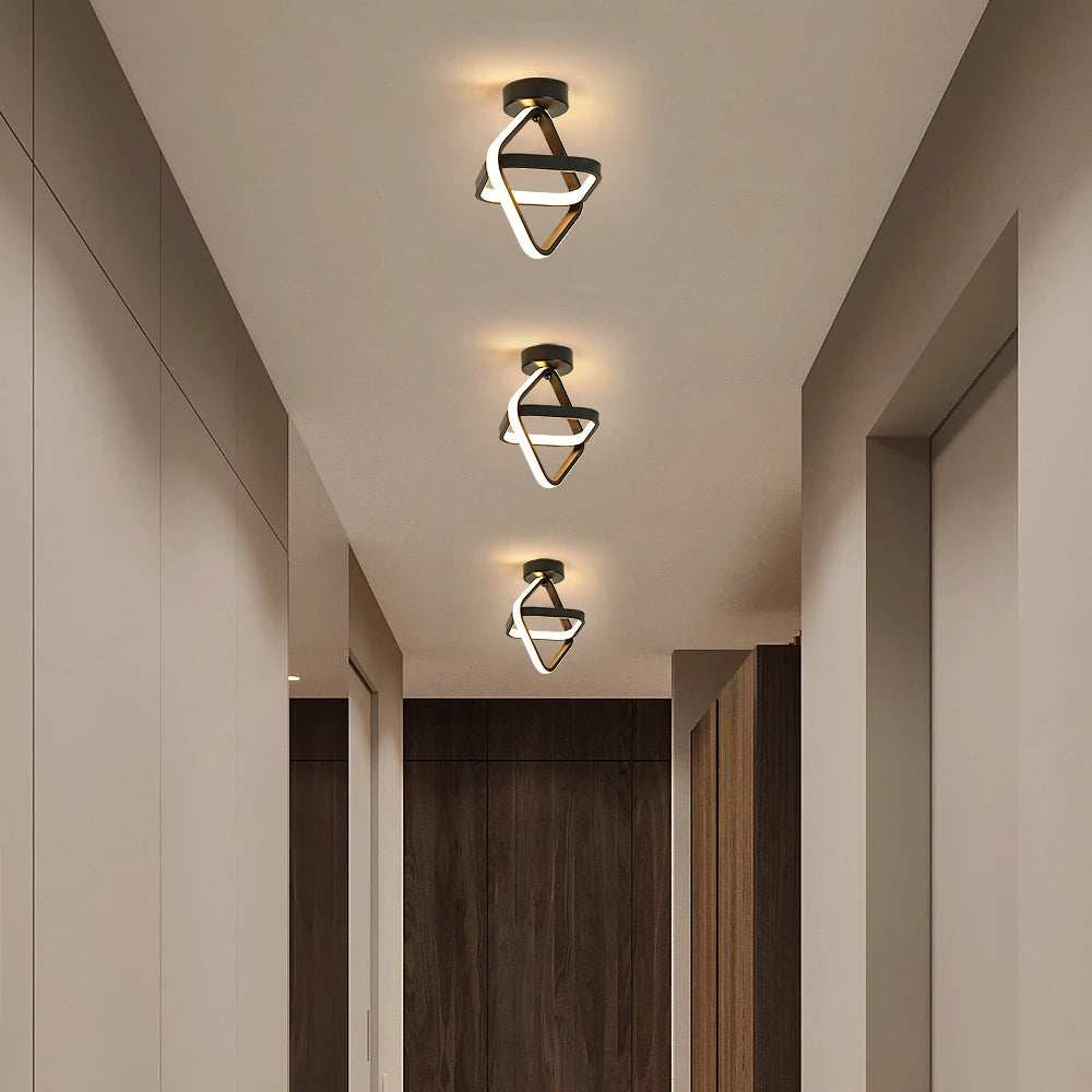 Square LED Ceiling Light,Modern 24W 2700LM,3000K Warm White,Diameter 22CM,Suitable for Corridor, Balcony,Kitchen,Dining Room