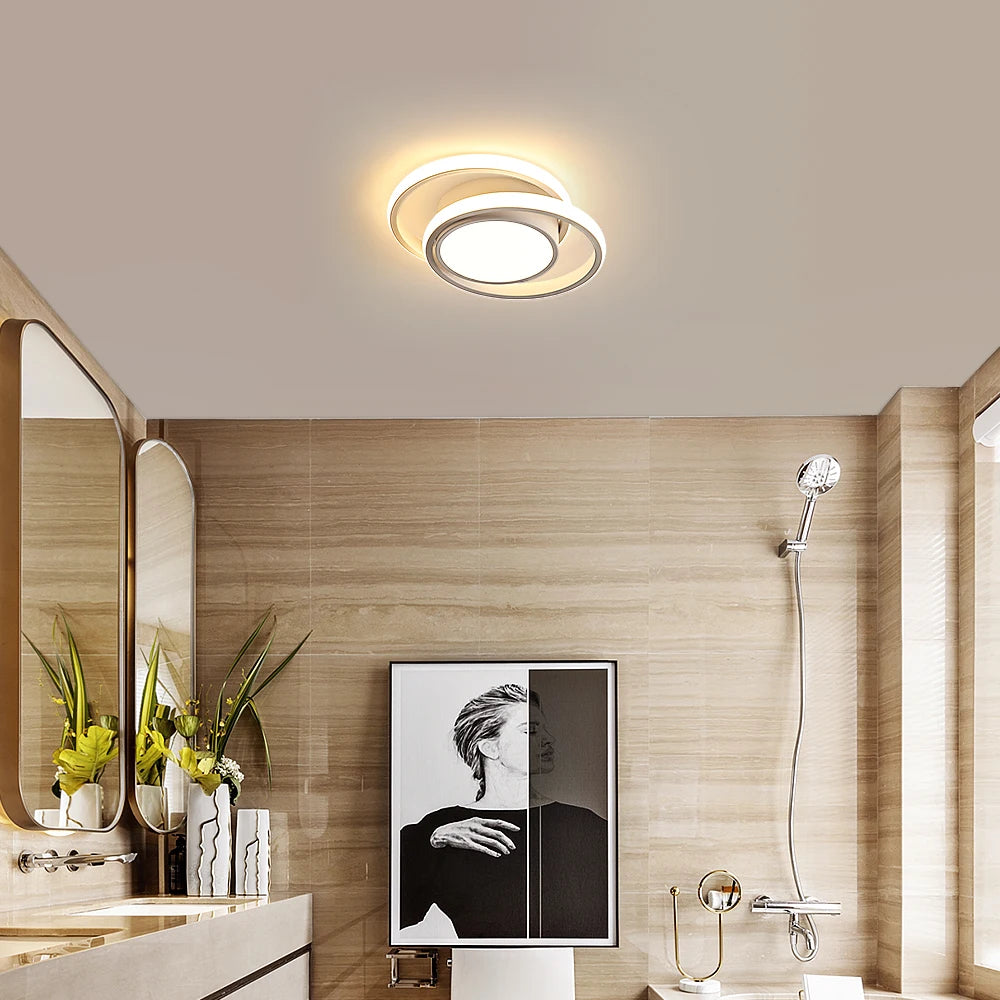 Modern LED Ceiling Lights,LED Ceiling Lamps 36W 3240LM,Warm White 3000K Round Ceiling Lighting for Bedroom Hallway Balcony