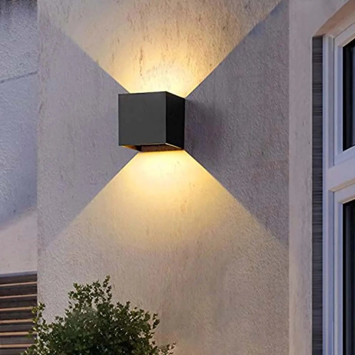 Cubic Beam (2pc) - nowoczesny kinkiet zewnętrzny