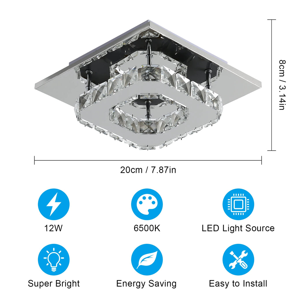 Crystal Nova – nowoczesna lampa sufitowa