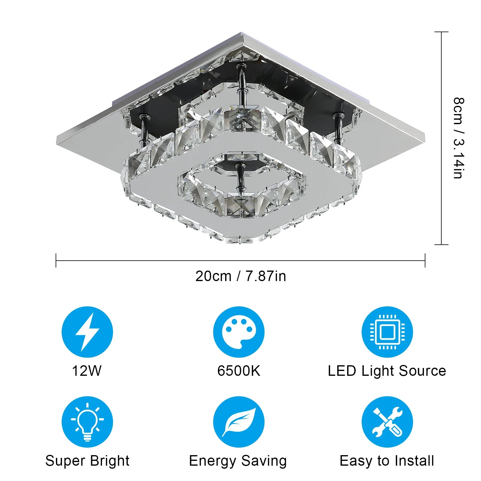 Crystal Nova – nowoczesna lampa sufitowa