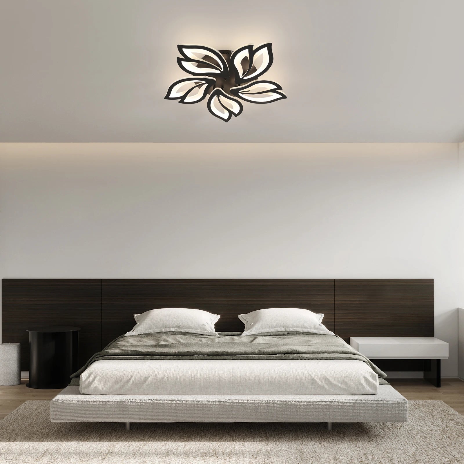Black Petal – nowoczesna lampa sufitowa