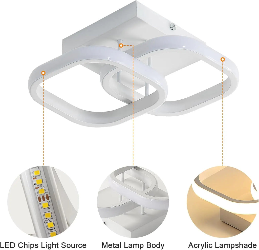 Quadra Duo – nowoczesna lampa sufitowa