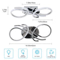Ufo Chrome – nowoczesna lampa sufitowa