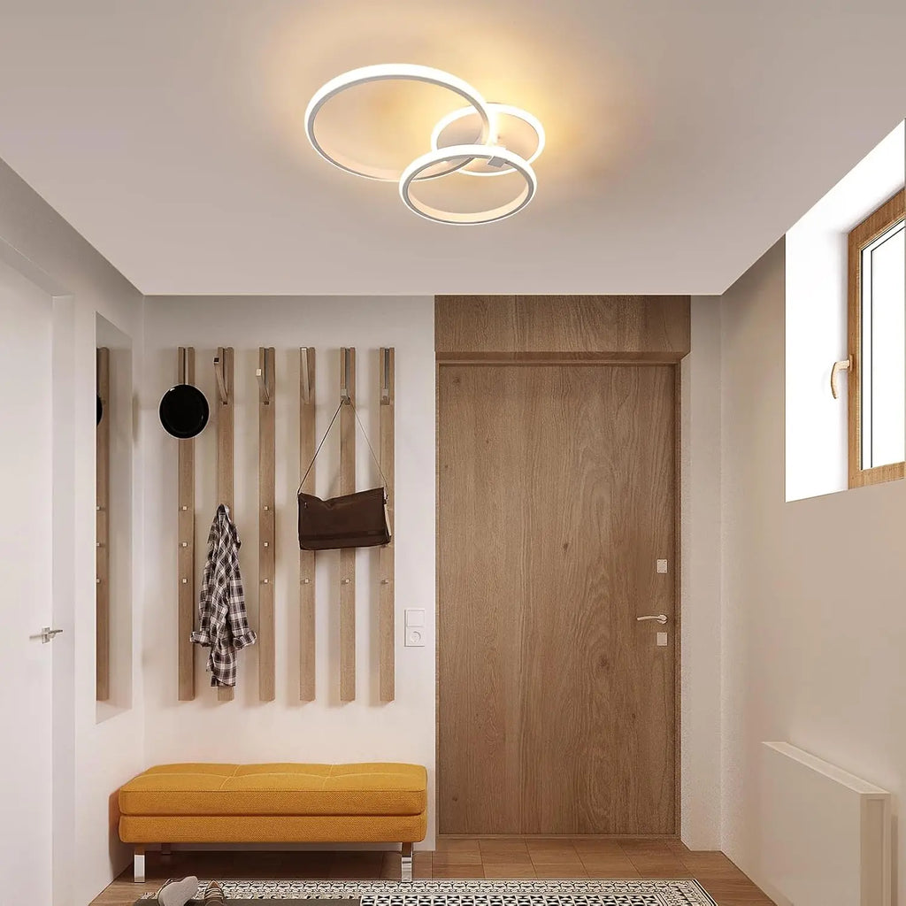 Modern LED Ceiling Lights,42W 3780LM Round Design Ceiling Lighting Ceiling Lamp for Bedroom