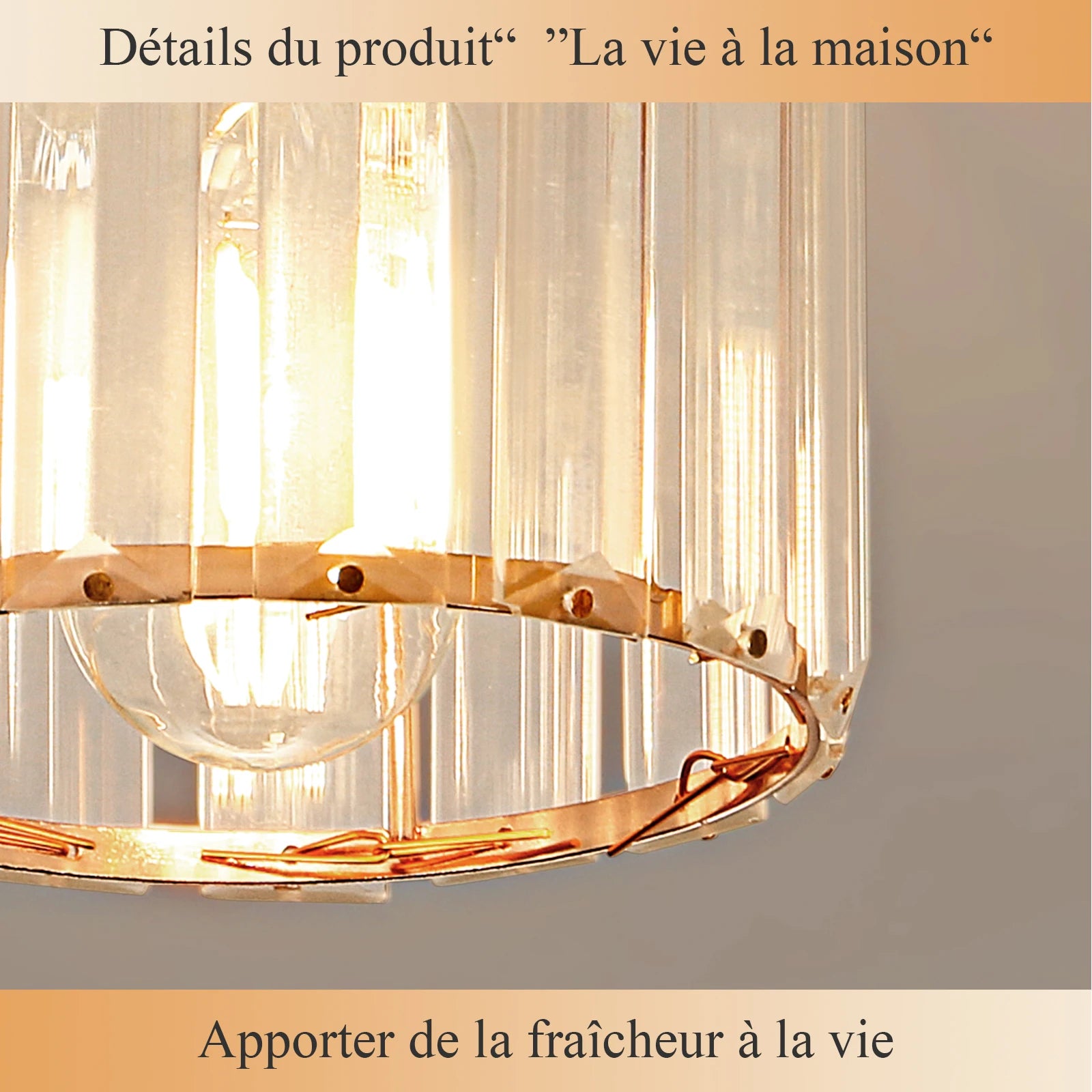Modern Ceiling Light,Mini Crystal Chandelier,Close-to-Ceiling Lighting Fixture For Dining Room,E27 Base (Bulb Not Included)