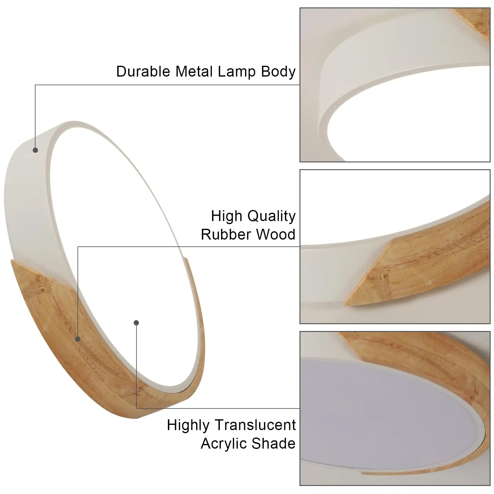 Oak Ring – nowoczesna lampa sufitowa