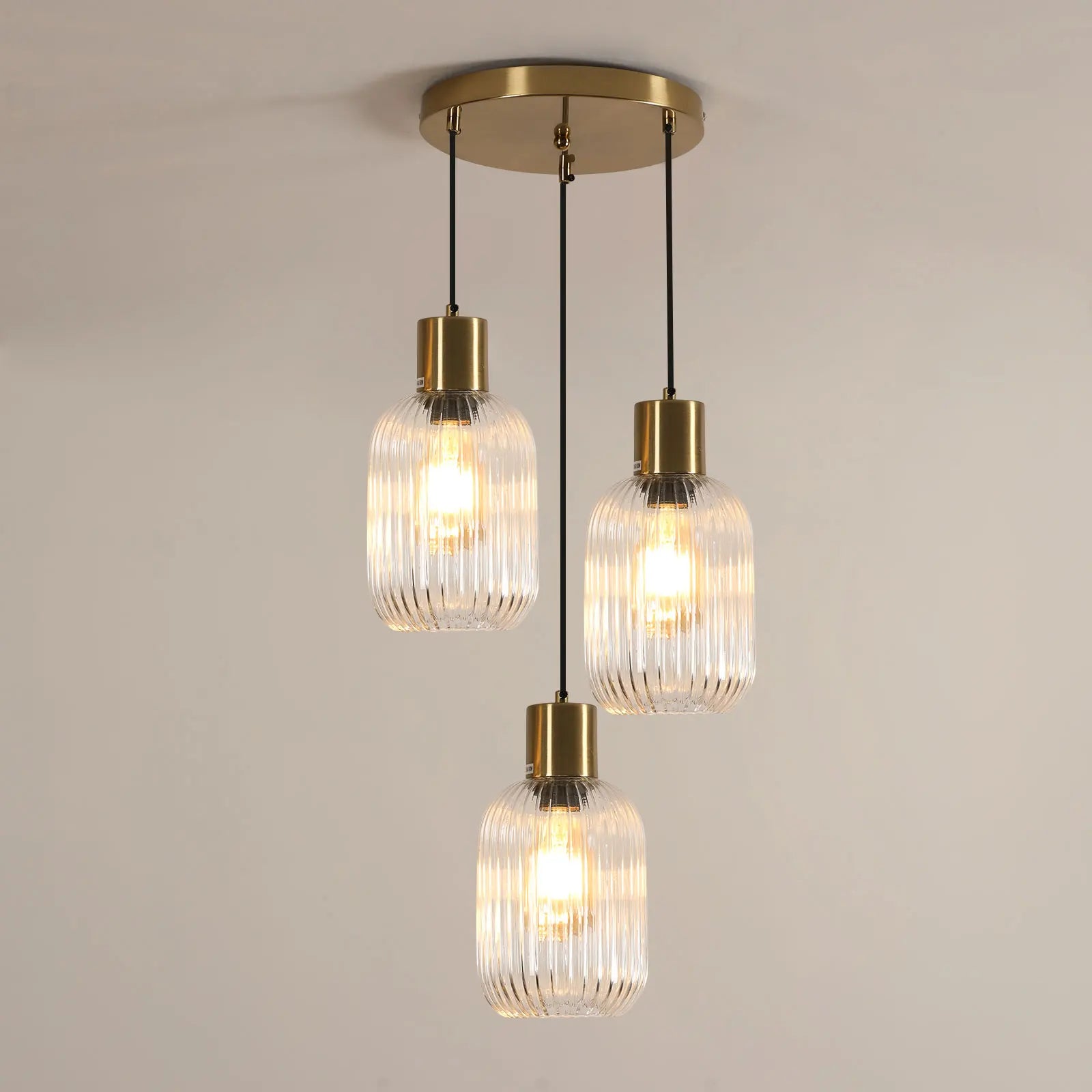 Clear Copper Drop – nowoczesna lampa sufitowa