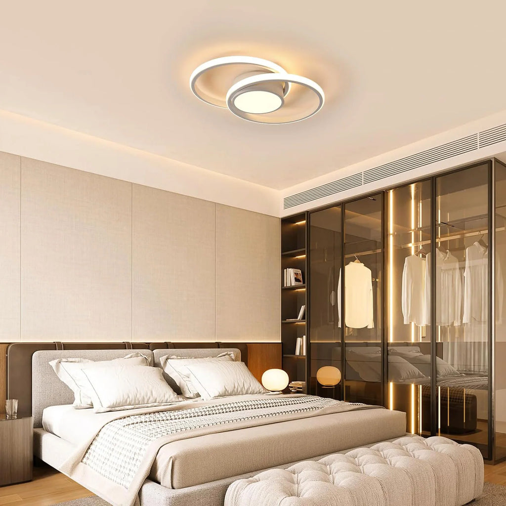 Dimmable LED Ceiling Light,40W 3600LM Ceiling Lamp with Remote Control 3000K-6500K,Round Ceiling Light For Living Room
