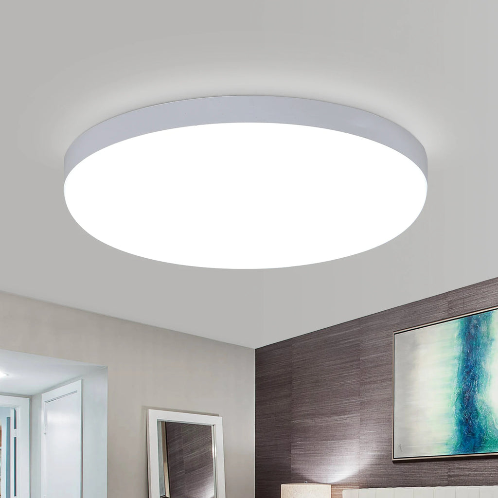 Modern Ceiling Lamp,Ultra Thin 32W 2880LM Ceiling Lights,Non-dimmable Round Flush Ceiling Light For Bedroom,Hallway,Living Room,Cold White Light 6500K
