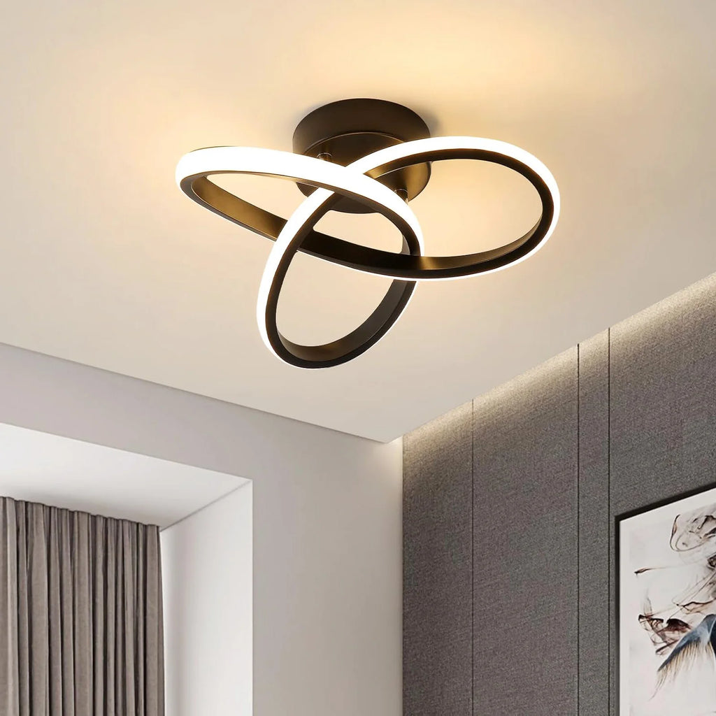 LED Ceiling Light,Modern LED Ceiling Light 22W 2500 LM,Aluminium Ceiling Light for Bedroom,Kitchen,Balcony,Living Room,Hallway,Warm Light 3000K-25cm