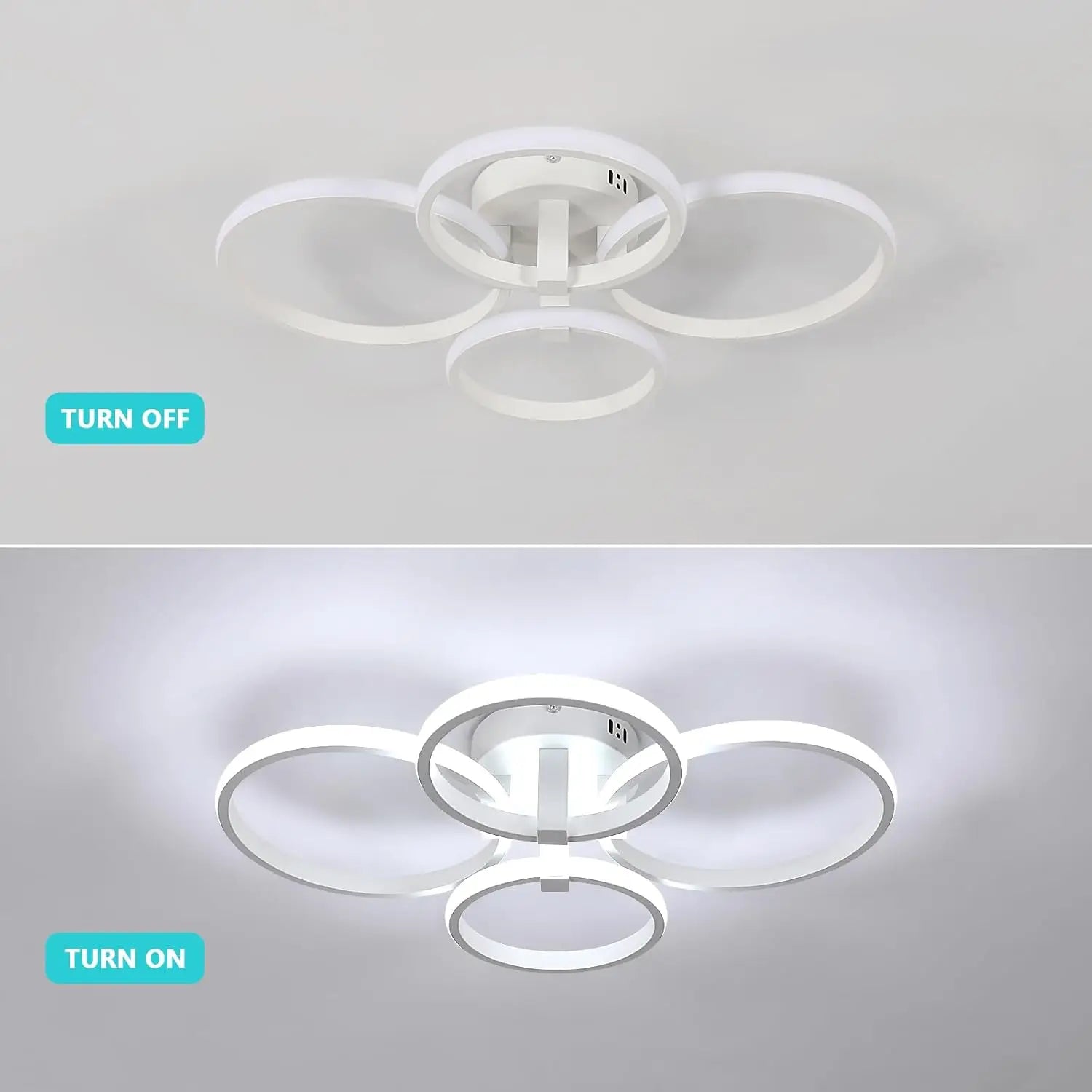 Orbit White – nowoczesna lampa sufitowa