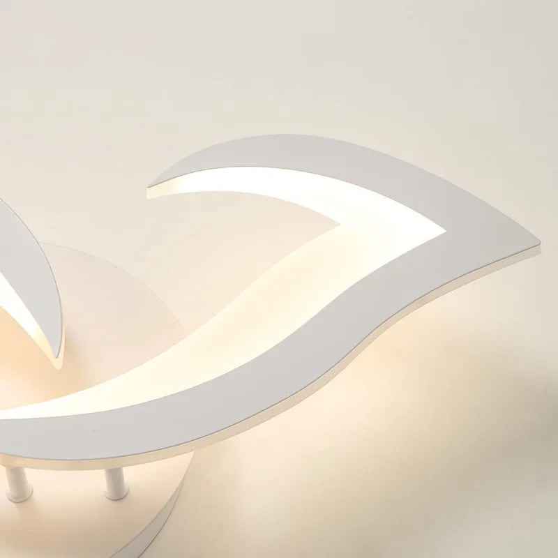 LED Ceiling Light,36W 3240LM Modern Design Ceiling Lighting,3 Head Lights Living Room Ceiling Light Acrylic White Flower Fittings Ceilings for Bedroom, Kitchen,Dining Room