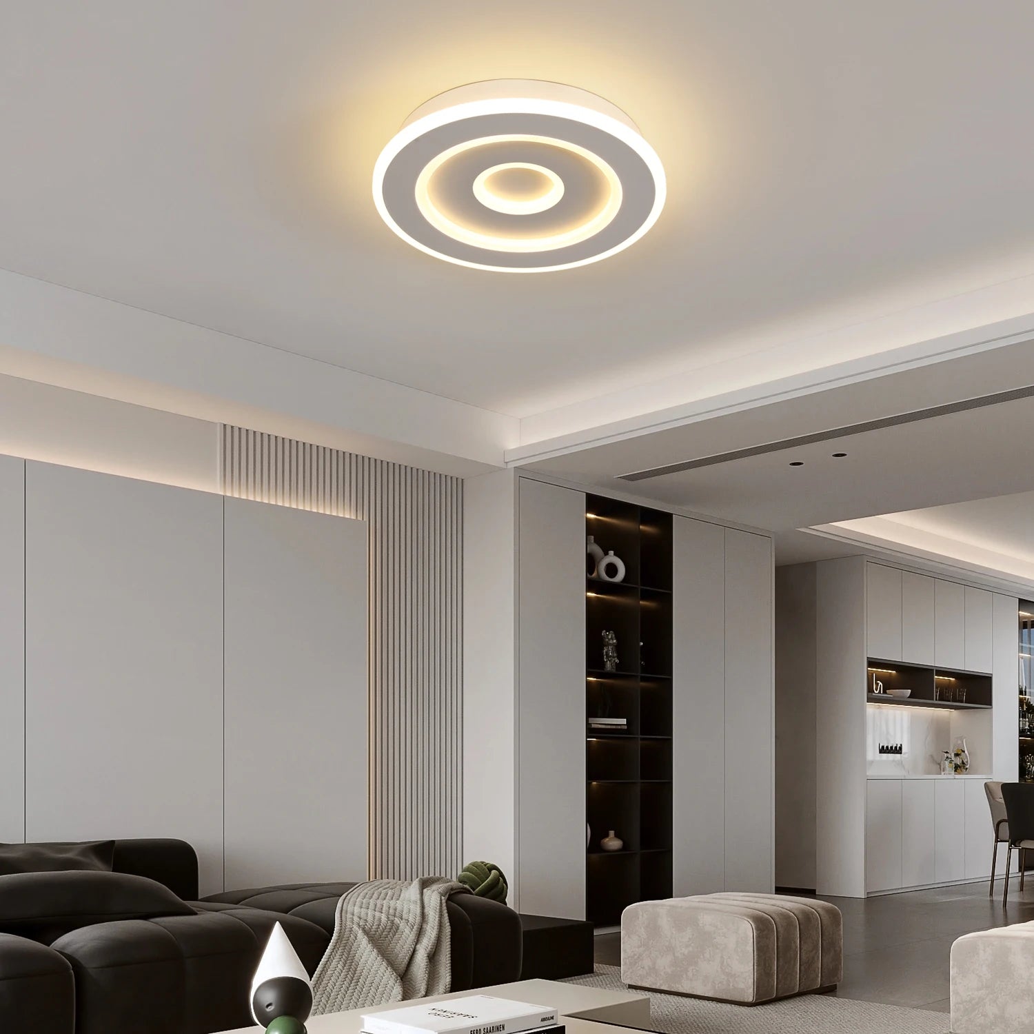 Vetro Round Slim – nowoczesna lampa sufitowa