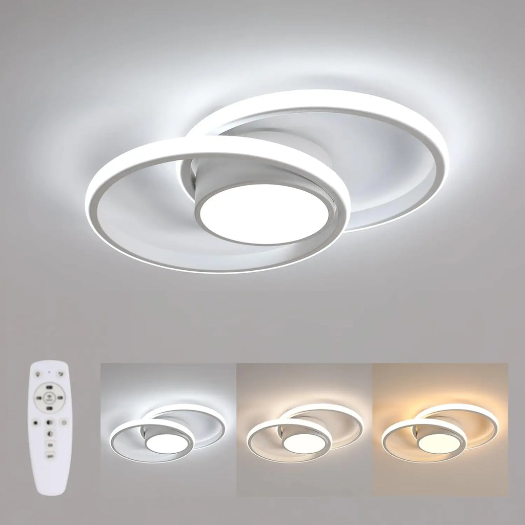 Dimmable LED Ceiling Light,40W 3600LM Ceiling Lamp with Remote Control 3000K-6500K,Round Ceiling Light For Living Room