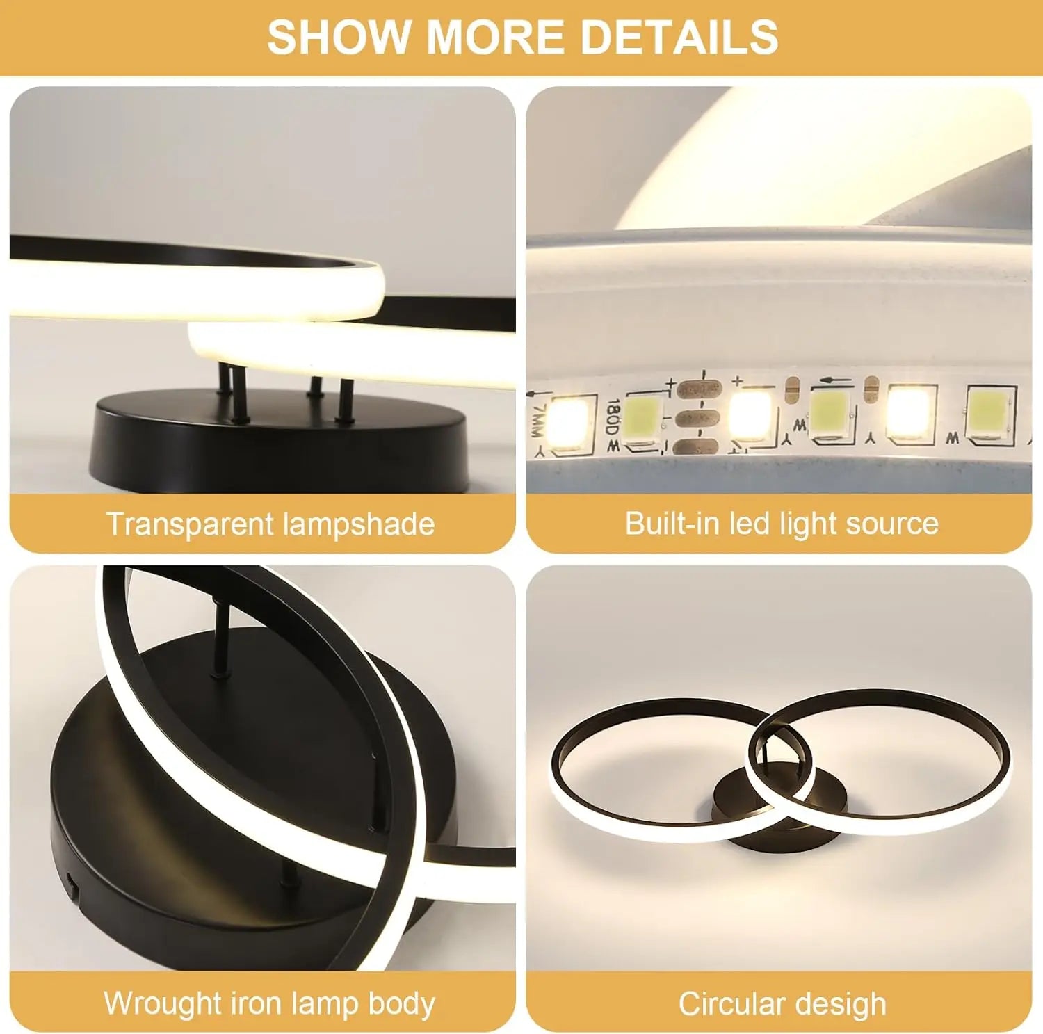 Velo Duo Black – nowoczesna lampa sufitowa