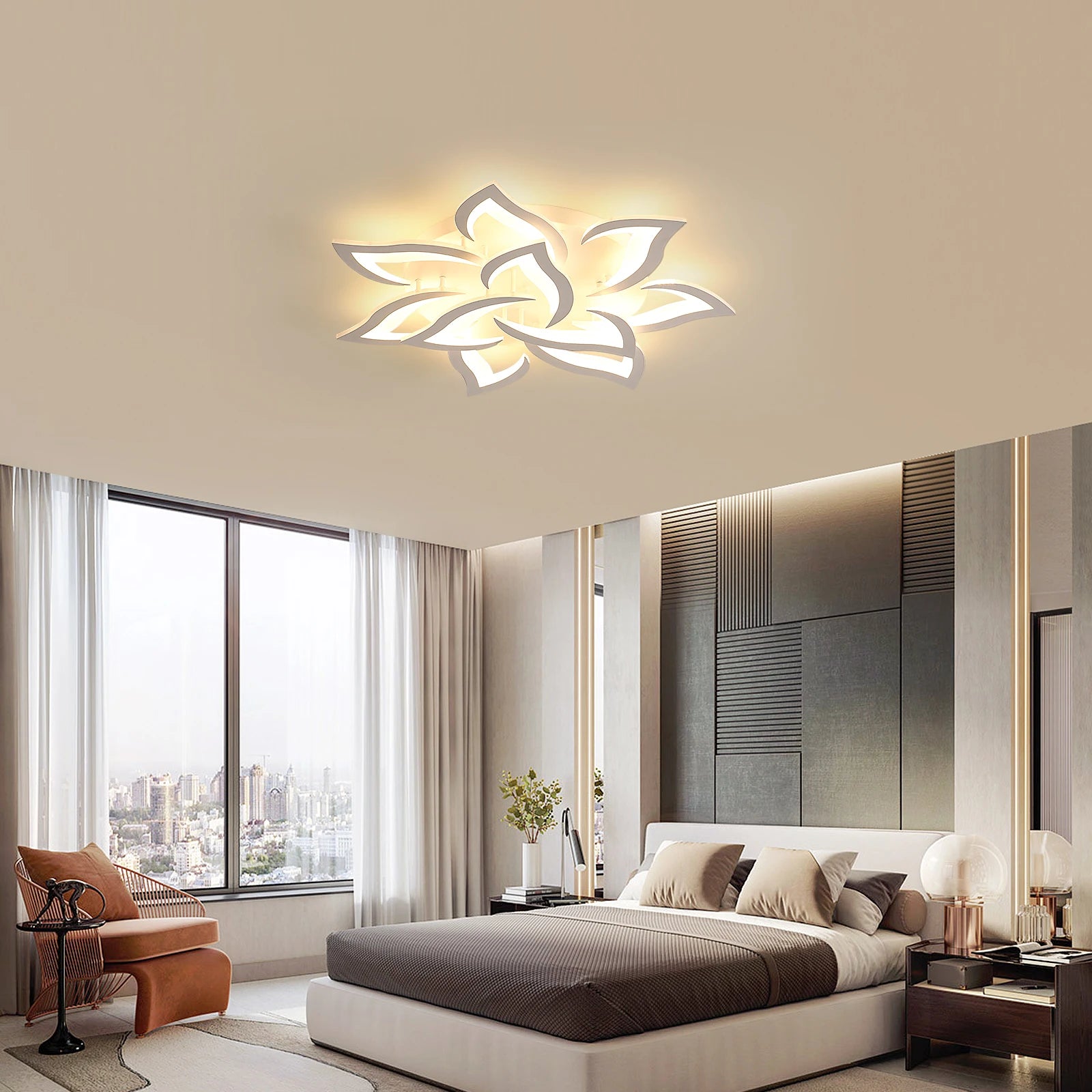 Lotus Grand – nowoczesna lampa sufitowa
