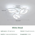 3 Heads Petal LED Ceiling Light,40W 3600LM LED Ceiling Lamp in Acrylic 6500K White Light LED Ceiling Light for Living Room