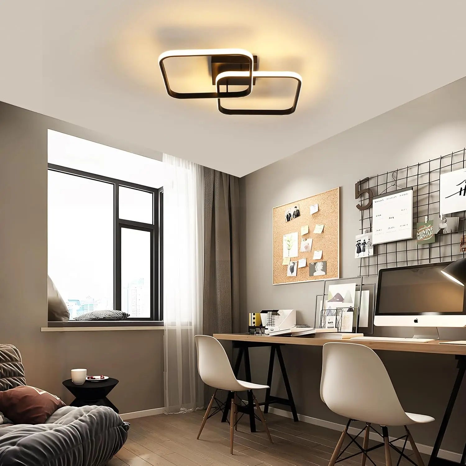 Crux Dark – nowoczesna lampa sufitowa