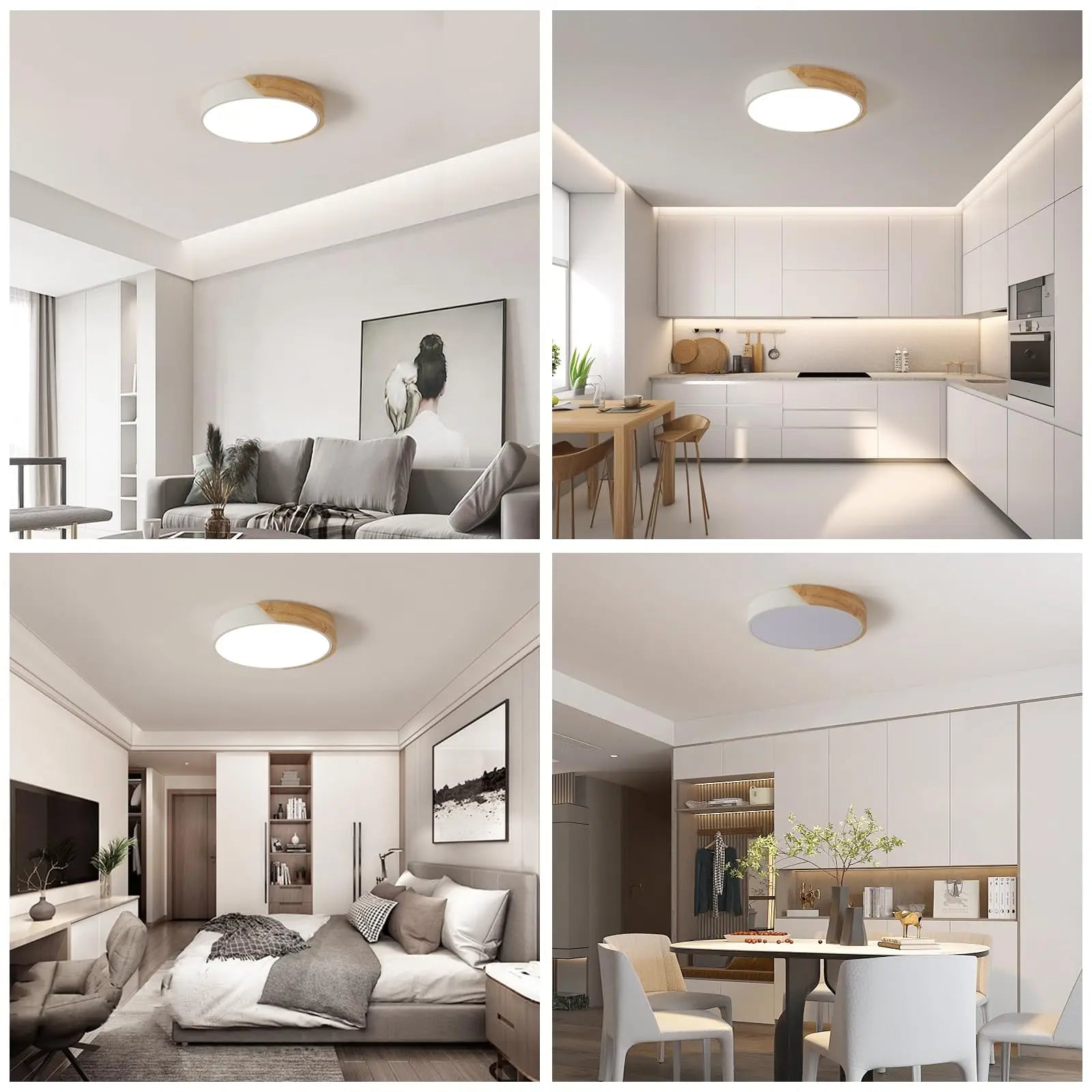 Oak Ring – nowoczesna lampa sufitowa