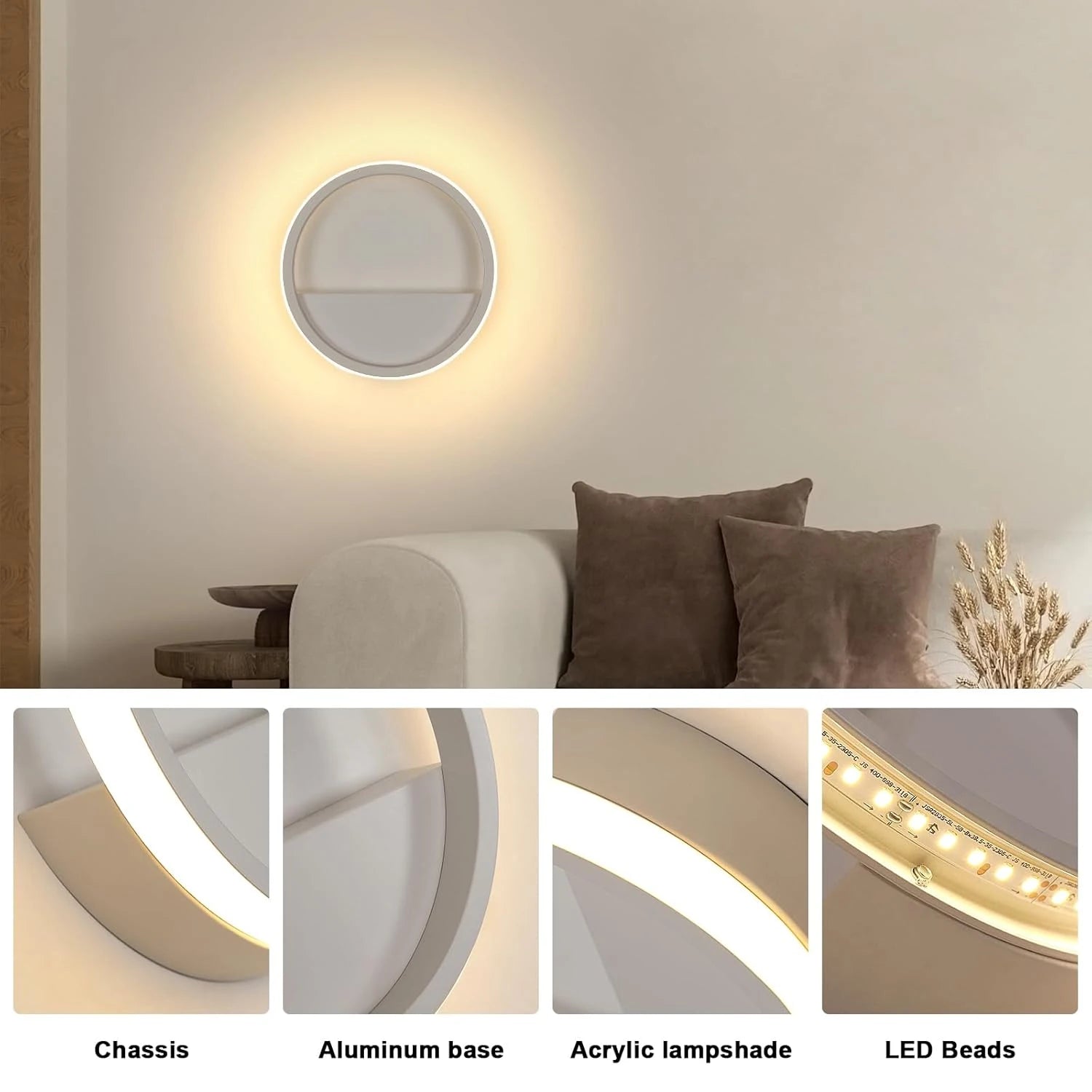 Luna Wall – nowoczesny kinkiet ścienny