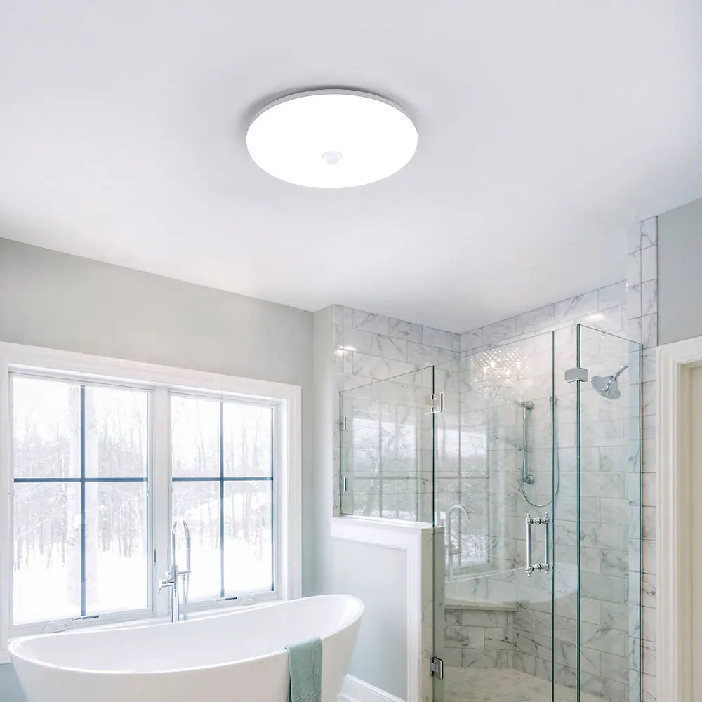 LED Ceiling Lamp Motion Activated Sensor Pure 36W Non-dimmable for Hallway Bedroom,Cold White Light 6500K