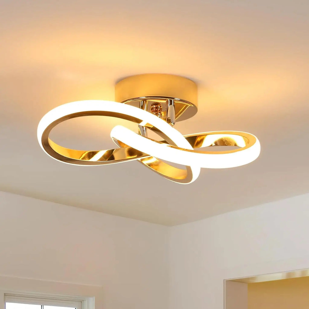 LED Ceiling Light,Modern LED Ceiling Light 22W 2500 LM,Aluminium Ceiling Light for Bedroom,Kitchen,Balcony,Living Room,Hallway,Warm Light 3000K-25cm