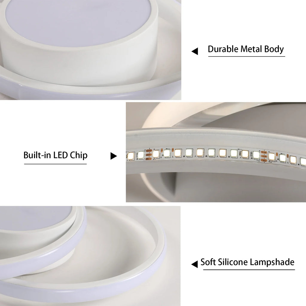 Modern LED Ceiling Lights,42W 3084LM LED Ceiling Lights,Natural Light 4500K Round Ceiling Lighting for Bedroom