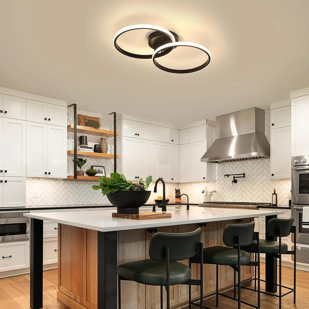 Velo Duo Black – nowoczesna lampa sufitowa