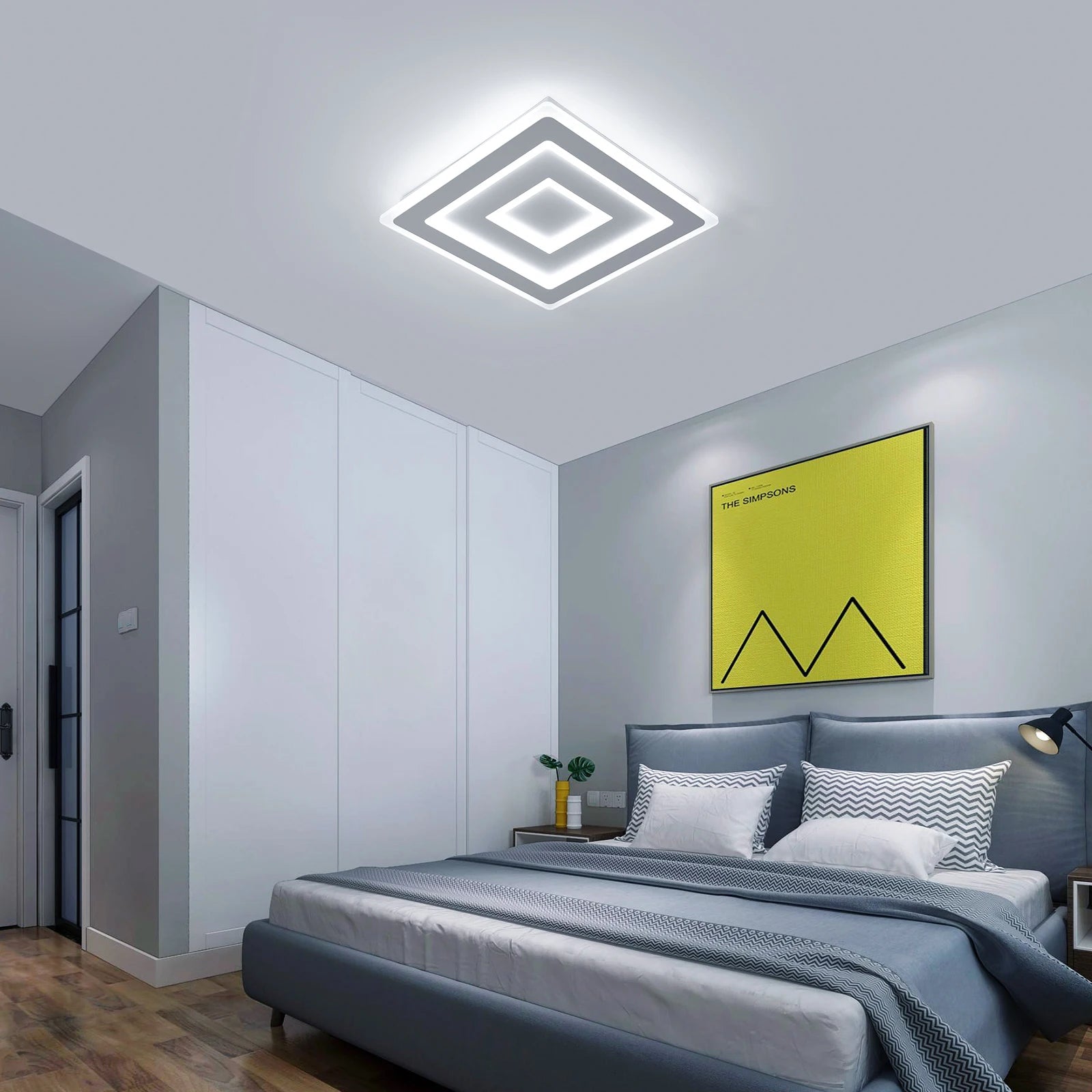 Quadro – nowoczesna lampa sufitowa