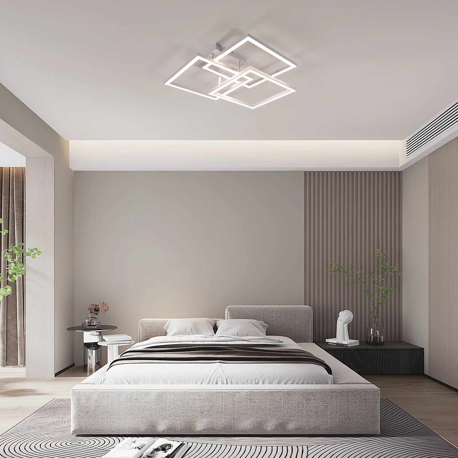 LED Ceiling Light,40W Dimmable LED Ceiling Lamp with remote control 3000K-6500K,For living room,Bedroom,Hallway,Indoor lighting