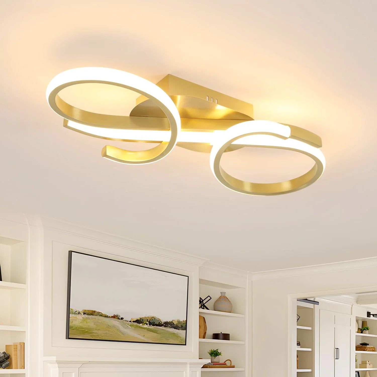 Modern LED Ceiling Lamp,36W 3240LM Ceiling Light,Aluminum LED Ceiling Light for Bedroom,Hallway
