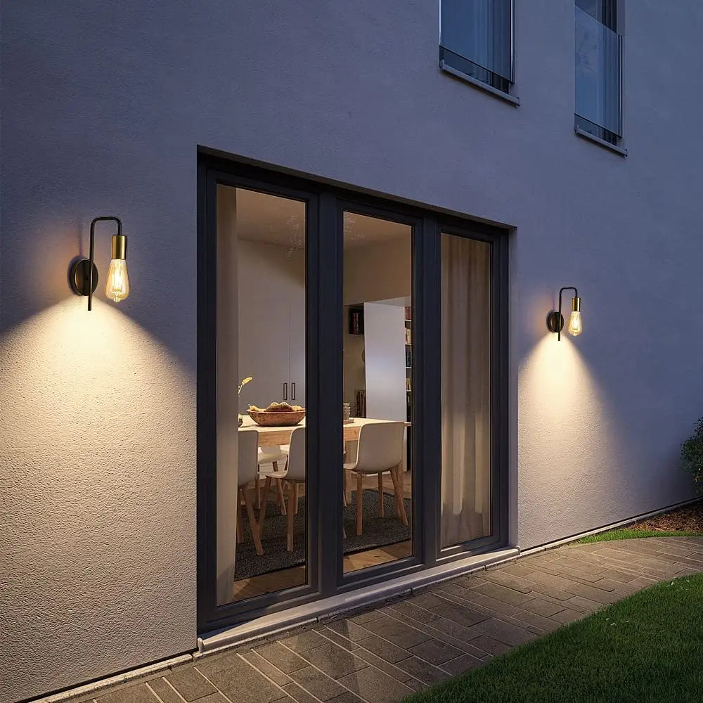 Industrial Duo (2pc) – nowoczesny kinkiet ścienny/ outdoor