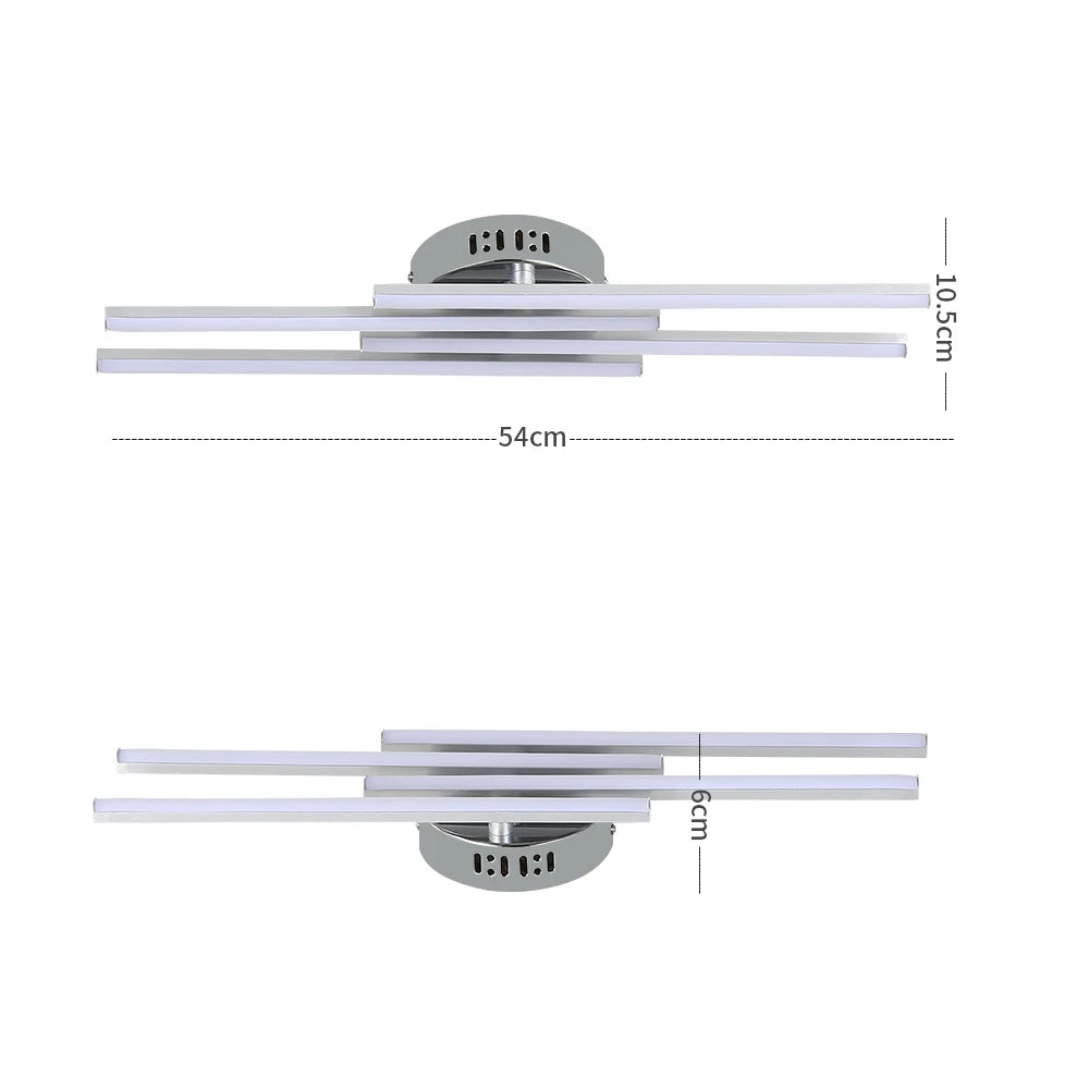 LED Ceiling Lamp,24W 2160LM LED Ceiling Light Aluminium,Modern Ceiling Light For Bedroom,White Light 6500K