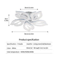 Dimmable LED Ceiling Light,Creative 5 Head Petals Design 45W 4050LM Ceiling Lamp with Remote Control 3000K-6500K