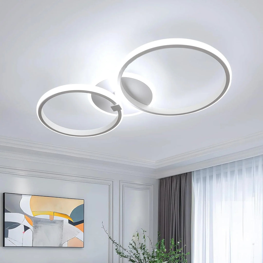 Modern LED Ceiling Lights,42W 3780LM Round Design Ceiling Lighting Ceiling Lamp for Bedroom