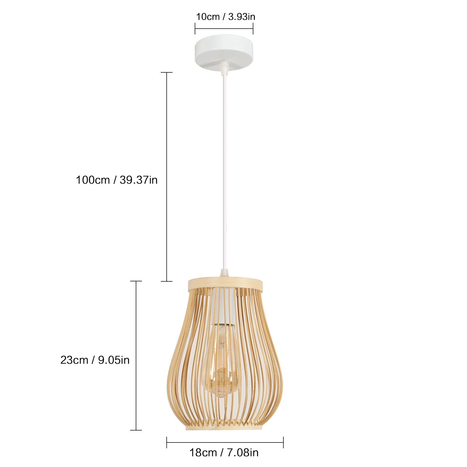 Weaving Pendant Light,Hand-Woven Ceiling Hanging Lamps,Simple Retro Suspension Lamp,E27 Base Chandelier For Bar Cafe Living Room,Kitchen Island（Bulb not included）