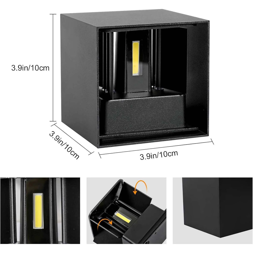 Cube Outdoor Duo (2pc) - nowoczesny kinkiet zewnętrzny