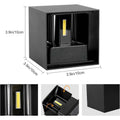 Cube Outdoor Duo (2pc) - nowoczesny kinkiet zewnętrzny