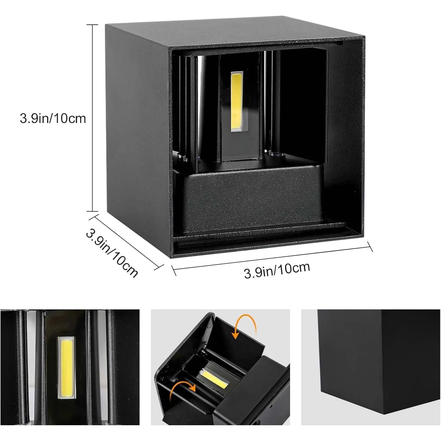 Cube Outdoor Duo (2pc) - nowoczesny kinkiet zewnętrzny