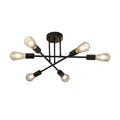 Modern Ceilihg Light, 6-Light Chandelier,Flush Mount Ceilihg Light Fixture for Bedroom,Dining Room,Office（Bulb not included）