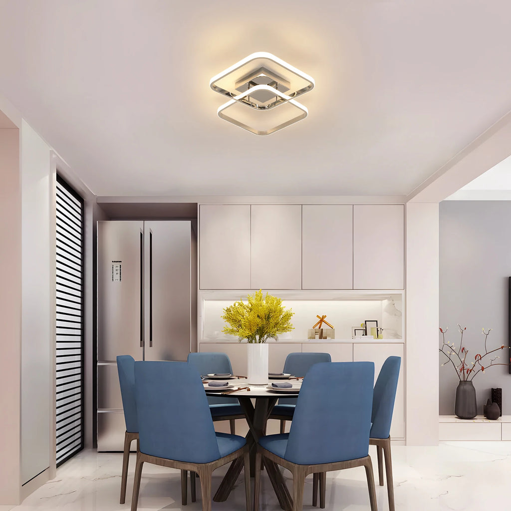 Twin Chrome – nowoczesna lampa sufitowa